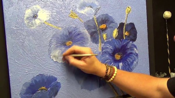 Техника рисования акриловыми красками для начинающих