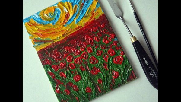 Технология рисования акриловыми красками