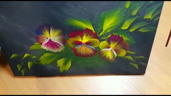 Техника рисования двойным мазком