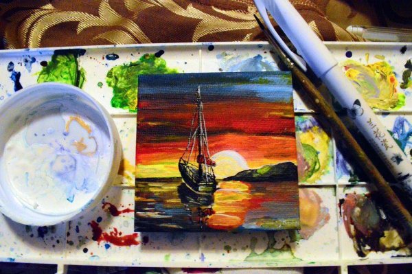 Акриловые краски для рисования