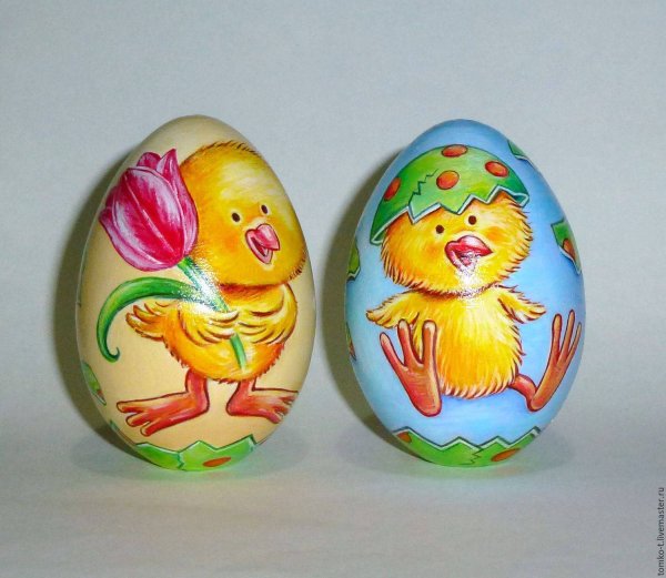 Расписные пасхальные яйца