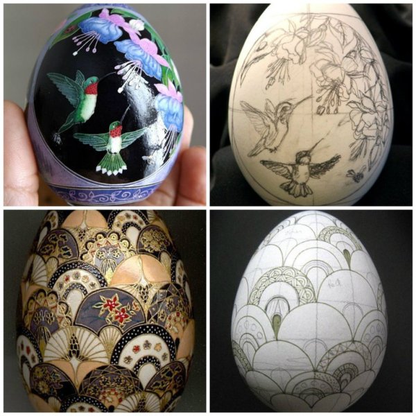 Роспись яиц к Пасхе