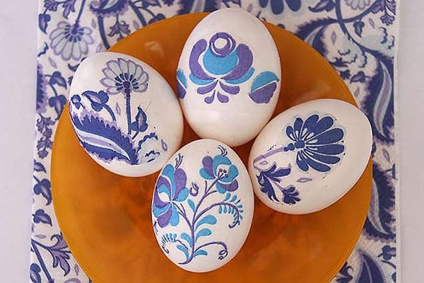 Расписать яйца к Пасхе