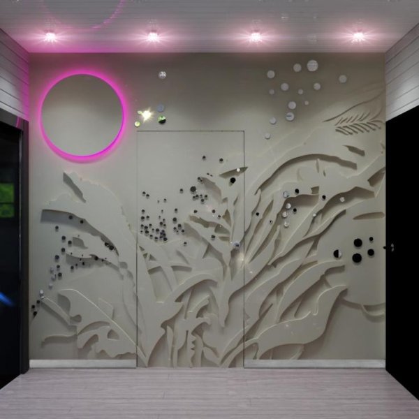 Панели с подсветкой на стену декоративные