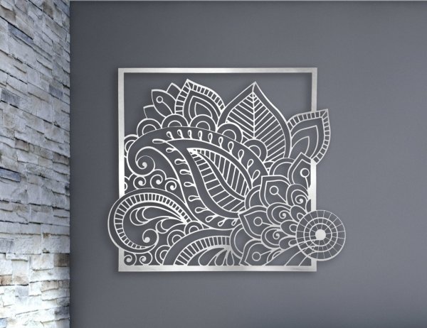 Декоративное панно металл