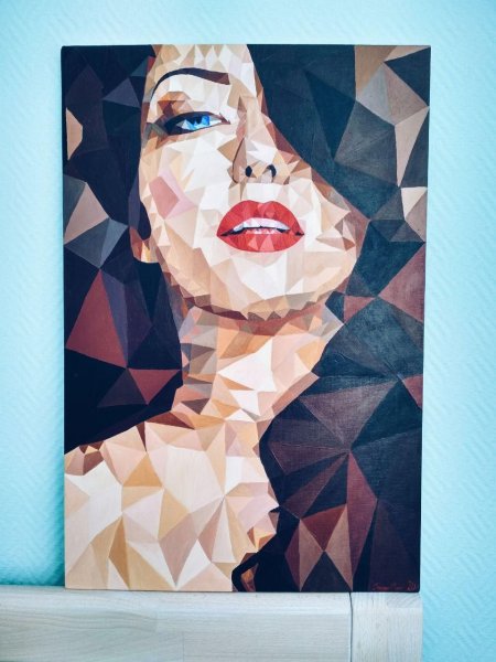 Портрет акрилом на холсте