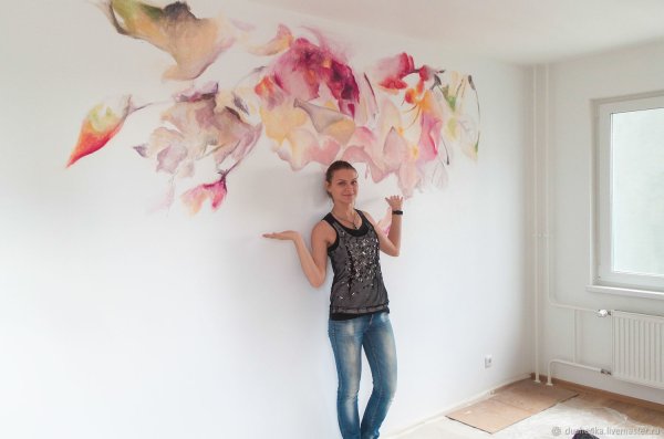 Аэрография на стенах