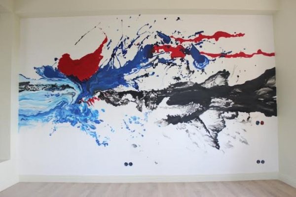 Расписать стену на кухне