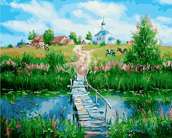 Орехово-Зуево Церковь нарисовать