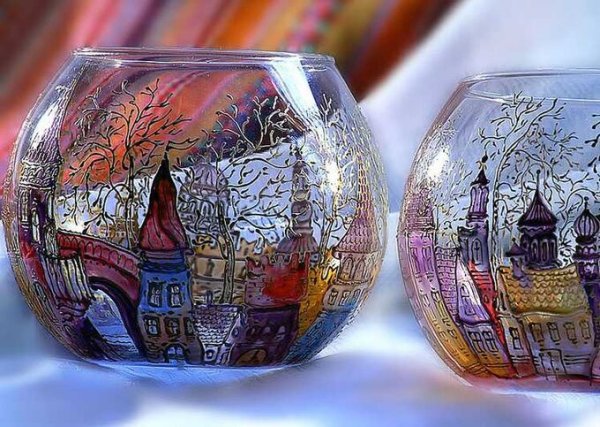 Витражная роспись по стеклу