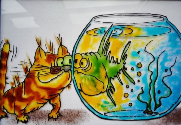 Рисование на стекле