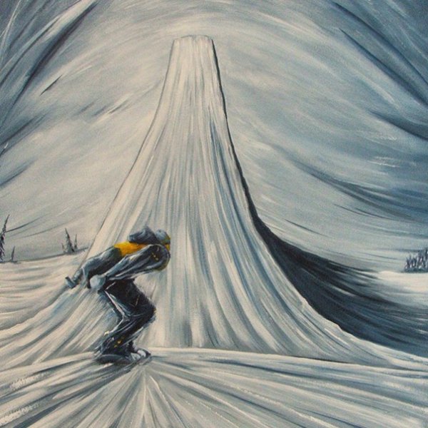 Сноубордист картина