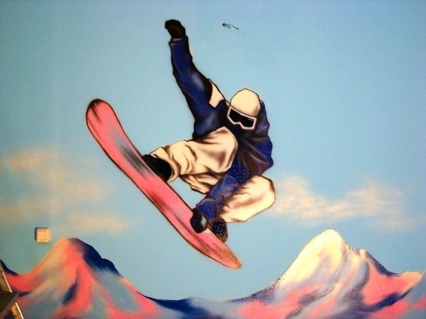 Сноуборд иллюстрация