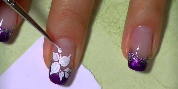 Рисунки на ногти акрилом несложные