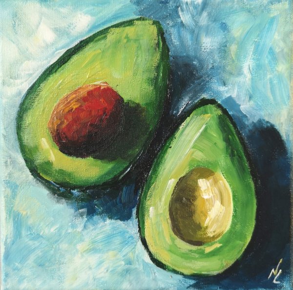 Этюд авокадо