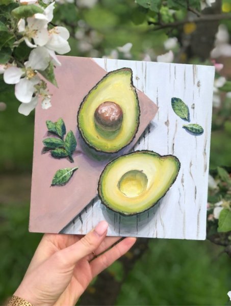 Авокадо картина интерьерная