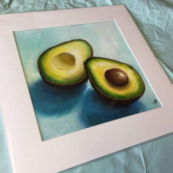 Живопись на холсте»авокадо»