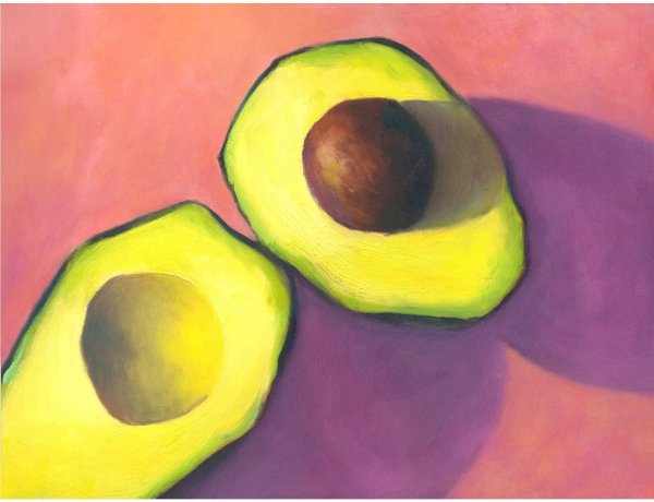 Авокадо рисунок