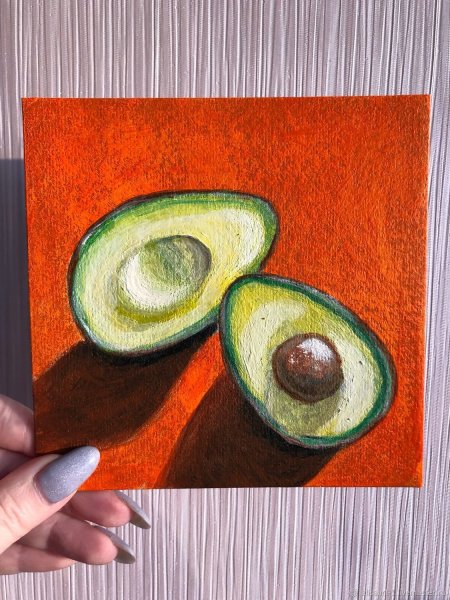Мастер-класс по рисованию для детей авокадо