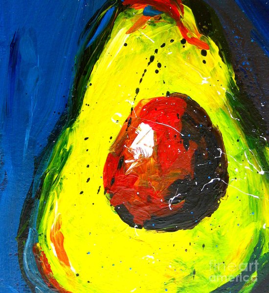 Абстрактный авокадо