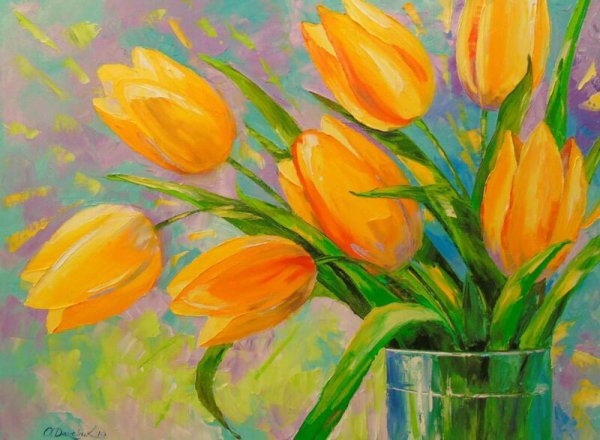 Элизабет Роббинс тюльпаны картины