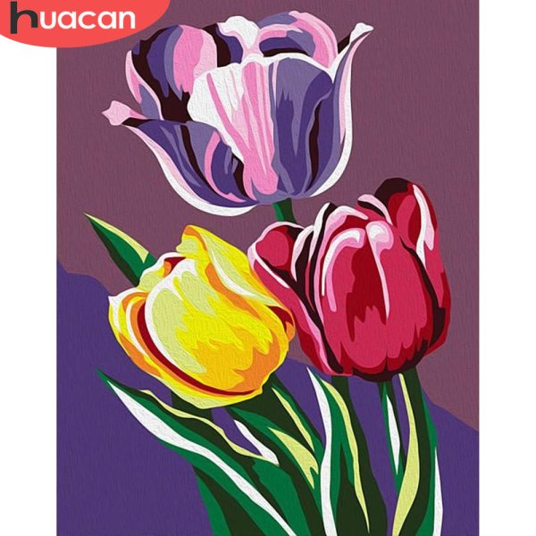 Цветы акрилом