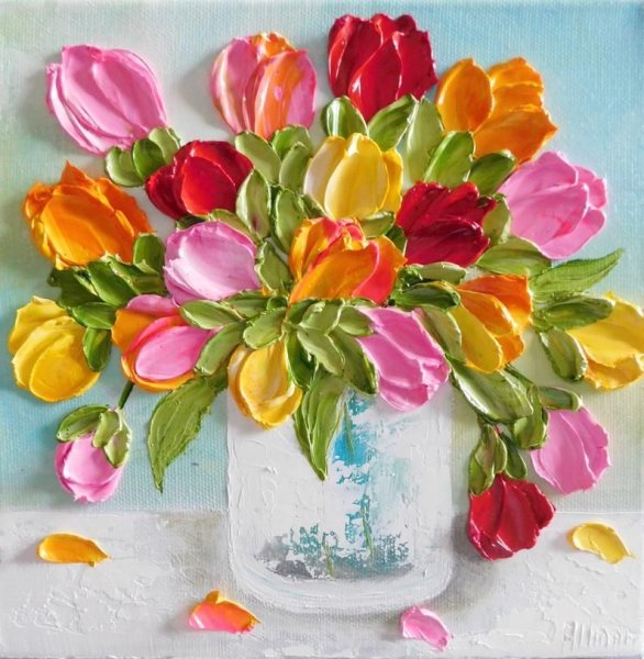 Картина мастихин масло Импасто