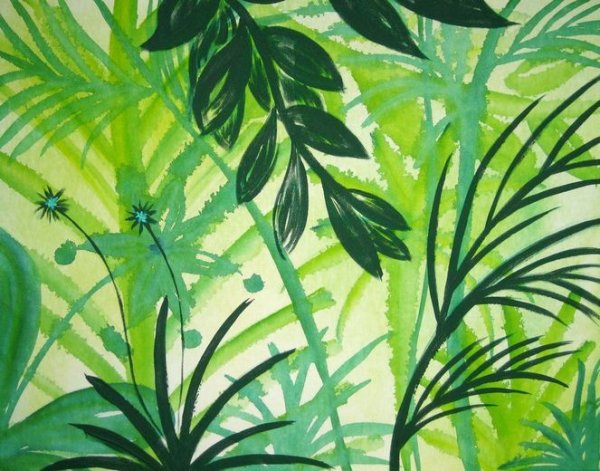 Джунгли красками