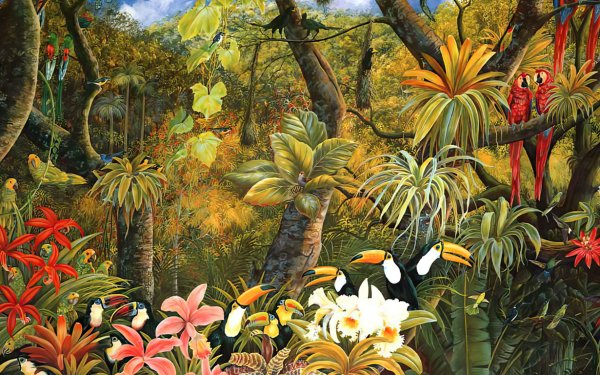 Анри Руссо тропические пейзажи