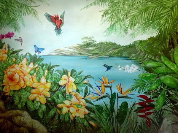 Тропики рисунок