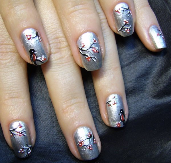 Маникюр рисование на ногтях