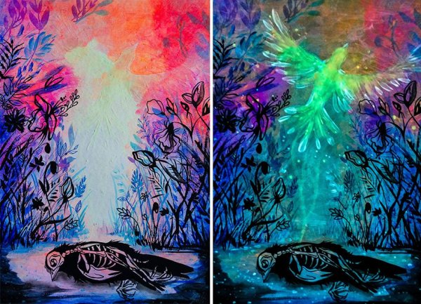 Флуоресцентная живопись