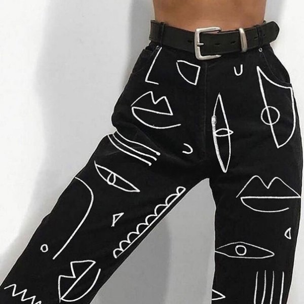 Разрисованные штаны