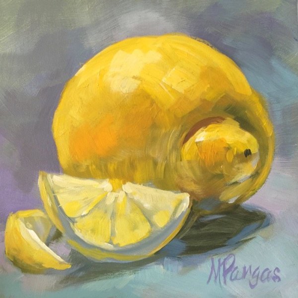 Лимоны живопись
