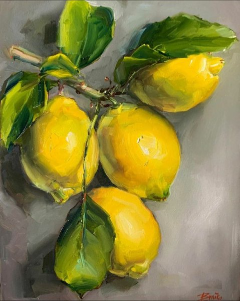 Художник / Catherine Braiko лимоны