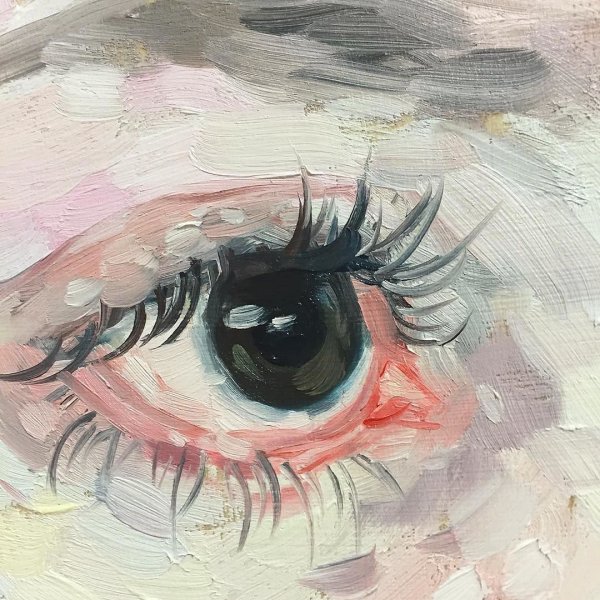 Глаз акварелью