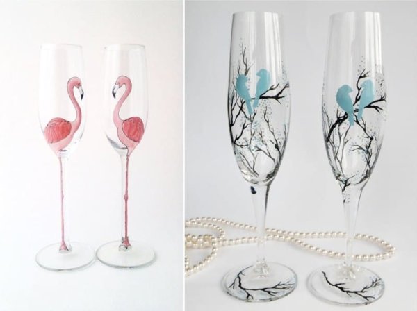 Роспись бокалов