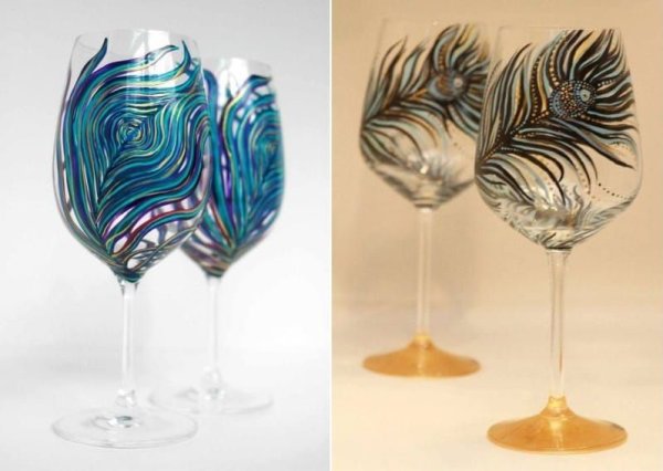 Бокал рисунок