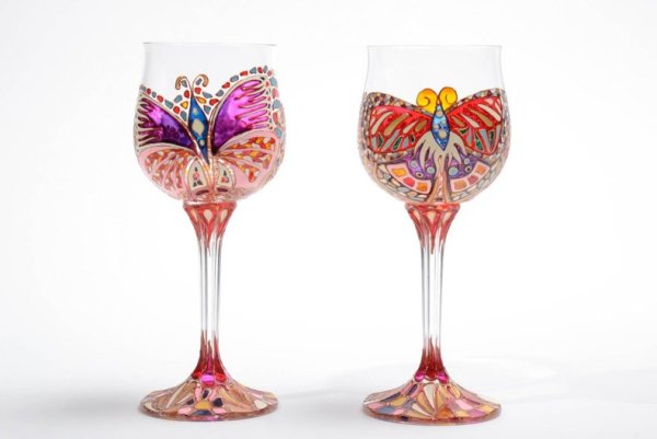 Витражная роспись бокалов