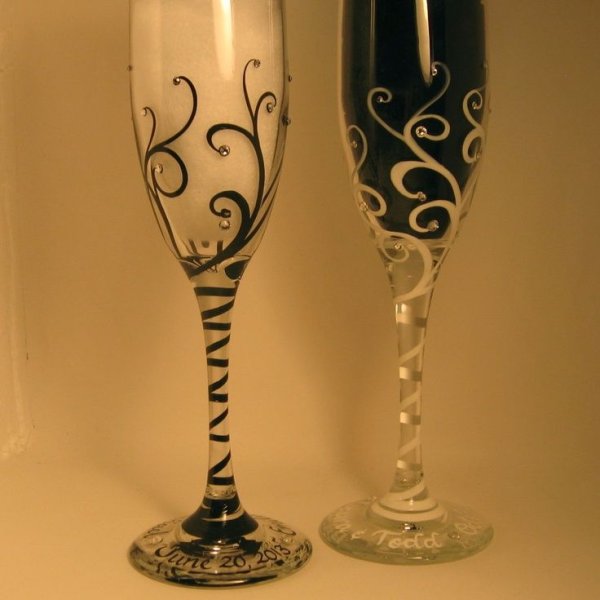 Роспись бокалов