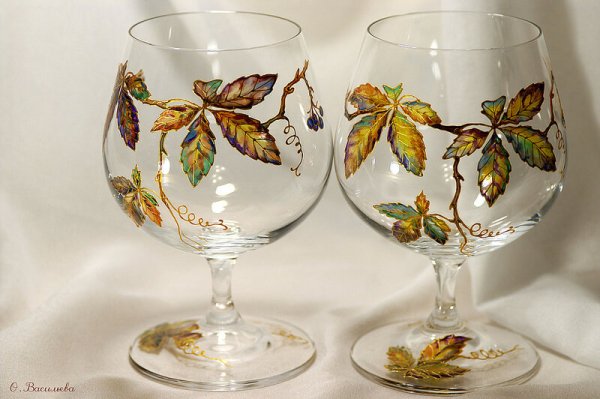 Витражная роспись Оксаны Васильевой