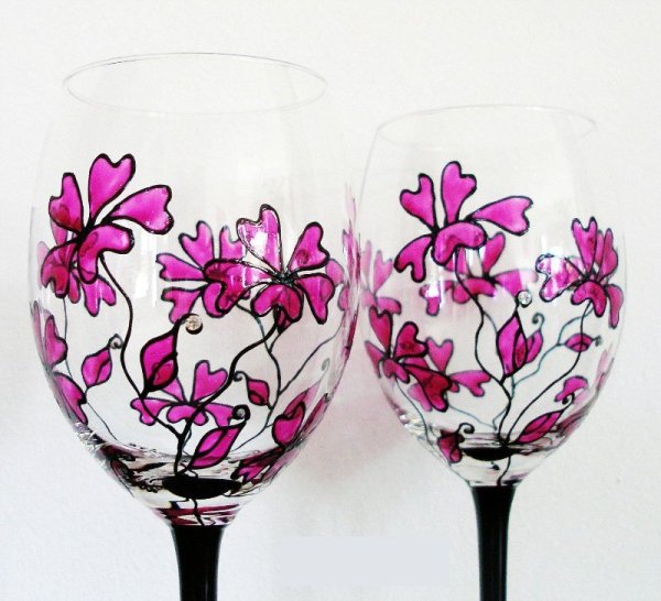 Краска для росписи бокалов