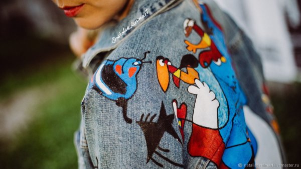 Принт на джинсовую куртку