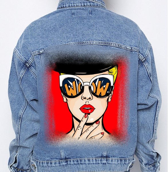 Роспись на джинсовке