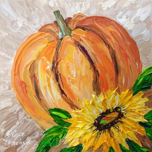 Импасто мастихином фрукты