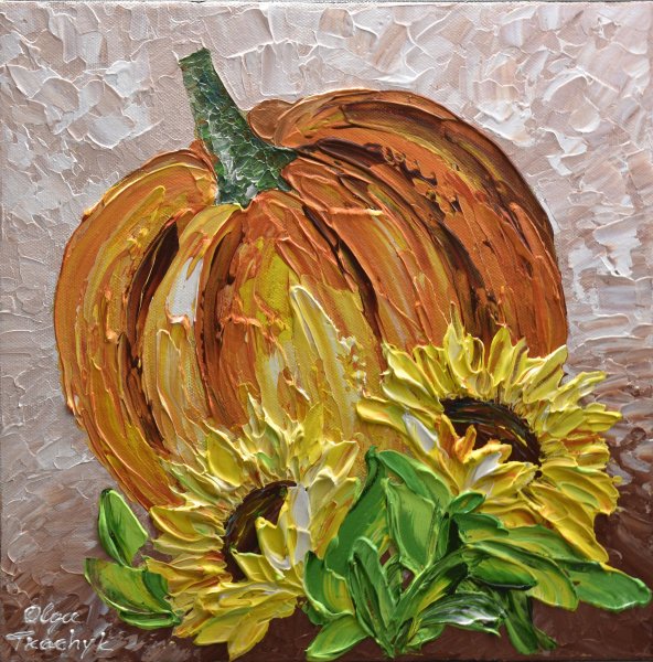 Импасто мастихин подсолнух