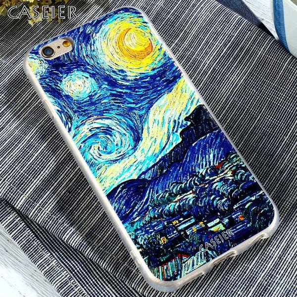 Чехол самсунг с21 Ван Гог