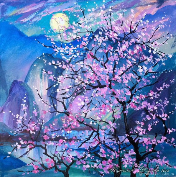 Сакура картина