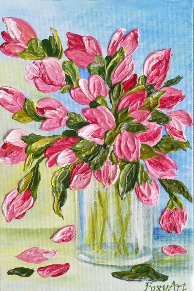 Тюльпаны Импасто