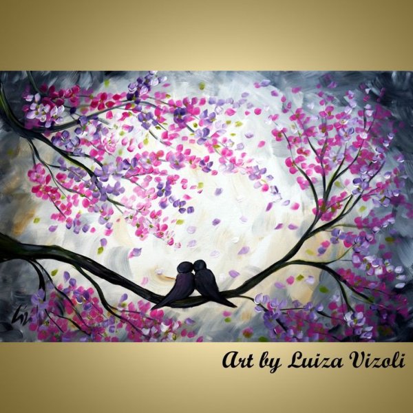 Сакура дерево акрилом